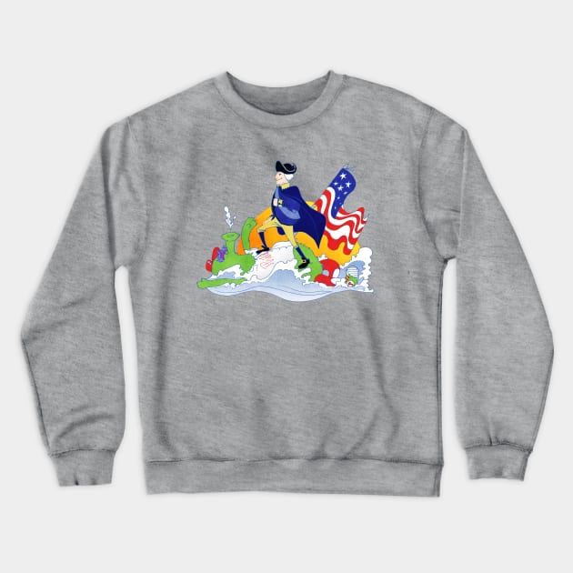 Crossing the Delaware Crewneck Sweatshirt by millielandis